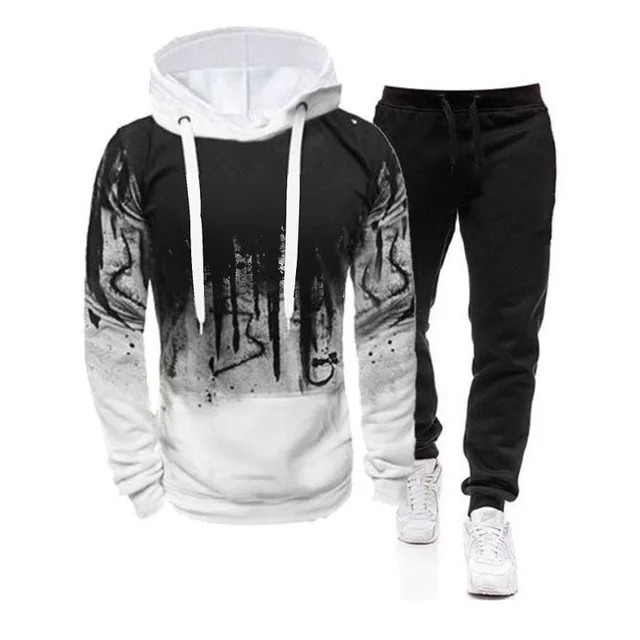 Men's Set Hoodie Sets Men Tracksuit 