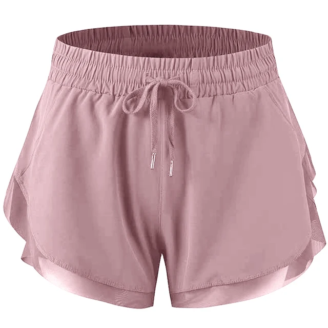 Summer Running Shorts Women 2 In 1 