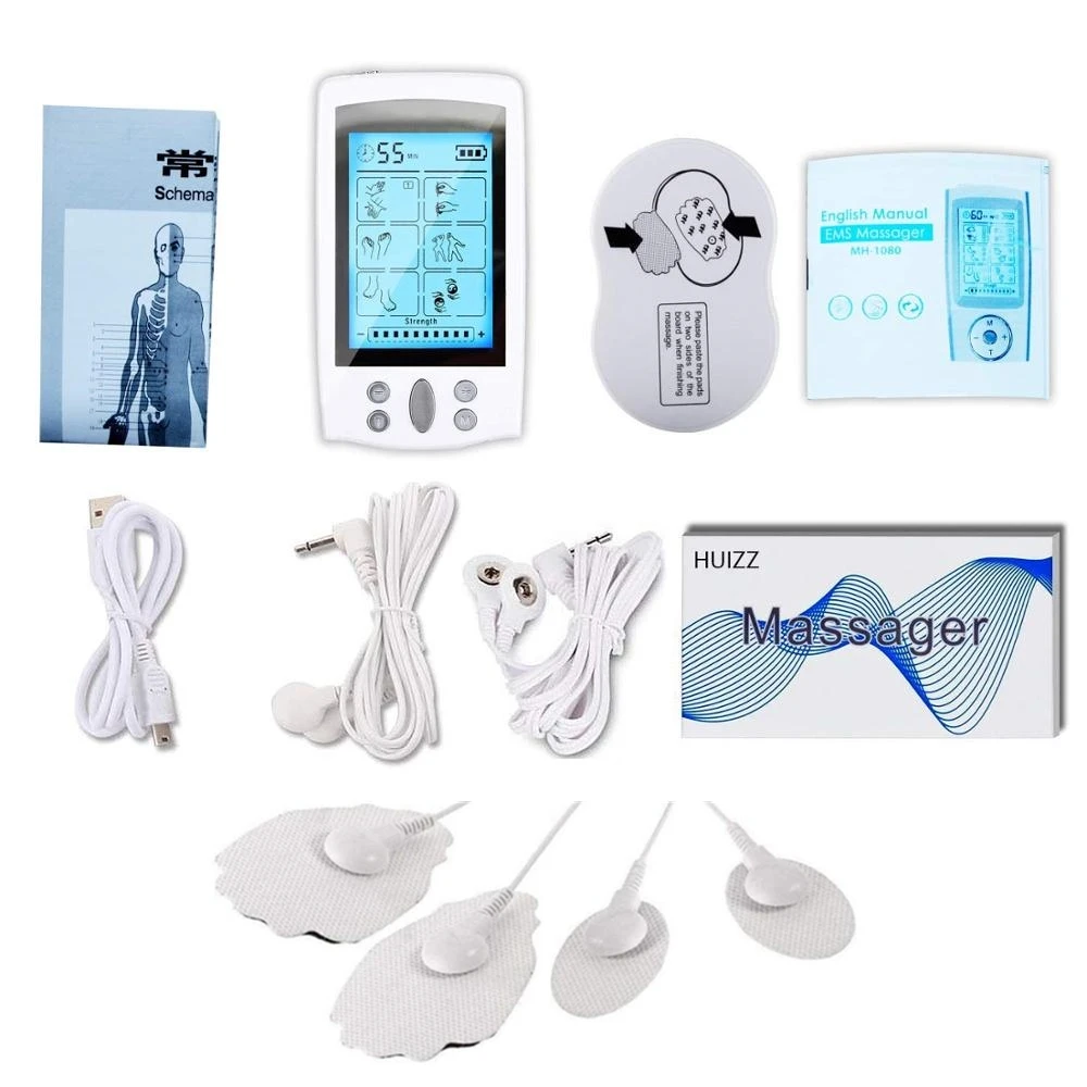 Tens Muscle Stimulator 36-Mode Electric EMS Acupuncture Body Massage  Digital Therapy Slimming Machine Electrostimulator