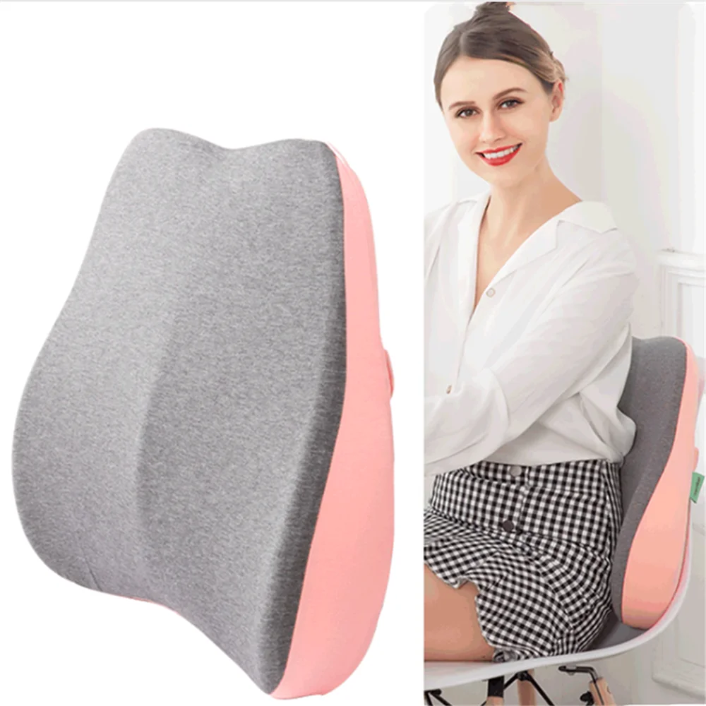 lumbar support pillow with massage