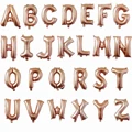 1pc 16 Inch Red Rose Gold Silver Foil Letter Alphabet Balloons Wedding Happy Birthday Party Decoration Kids Baby Shower Supplies preview-6