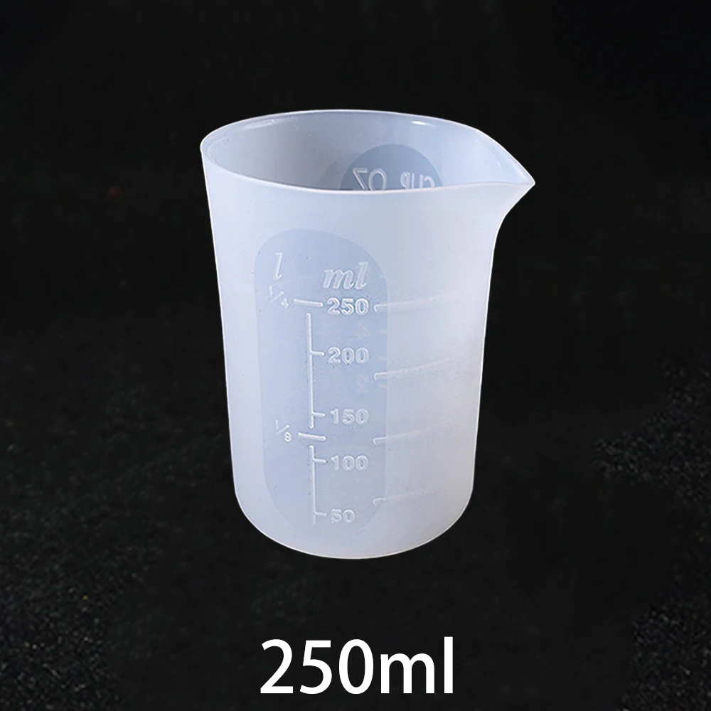 50-500ml Foldable Silicone Measuring Cup Multi-spec Portable Liquid  Container Silicone Mixing Cup For DIY Epoxy Resin Jewelry