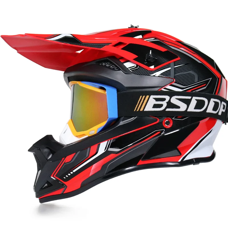 Acquistare Accessori Moto e Ricambi | Motorcycle Off Road Helmet Unisex ATV  Dirt bike Downhill MTB DH racing helmet cross Helmet capacetes
