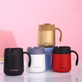 Coffee Mug Thermos Beer Cups Handgrip Insulated Bottle Leakproof Stainless Steel Flask Tumbler Thermal Cooler Outdoor Drinkware preview-2