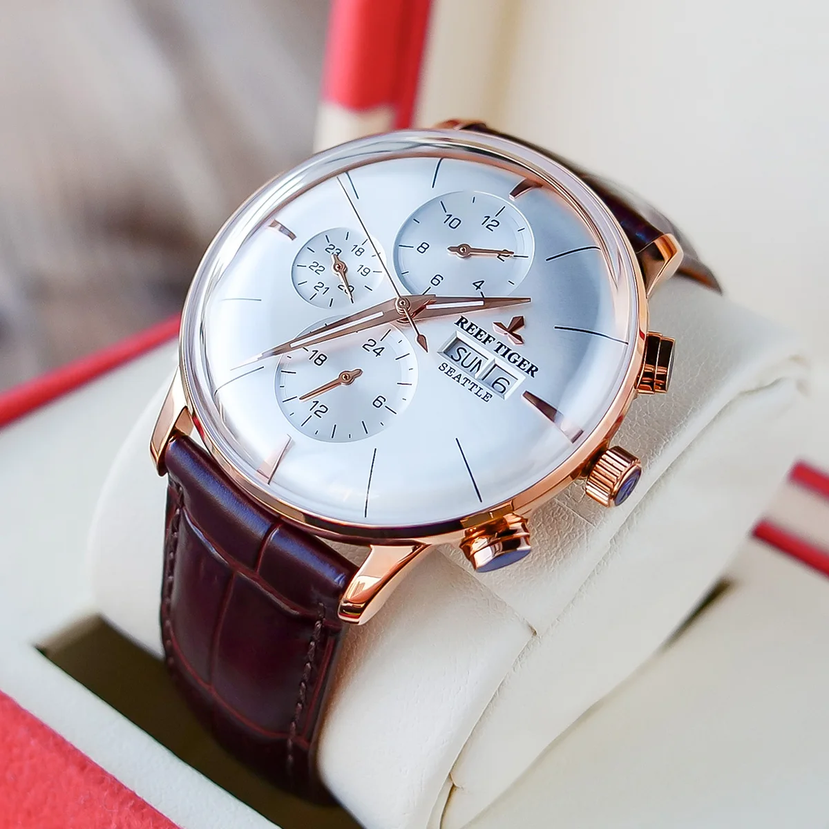 Купить Мужские часы | Reef Tiger/RT Top Brand Luxury Automatic Watch ...