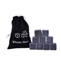 9/6PCS Wine Ice Stone Whisky Stones Whisky Rock Sipping Natural Ice Cube Cooler Christmas Wedding Gift Favor Barware Tool preview-1