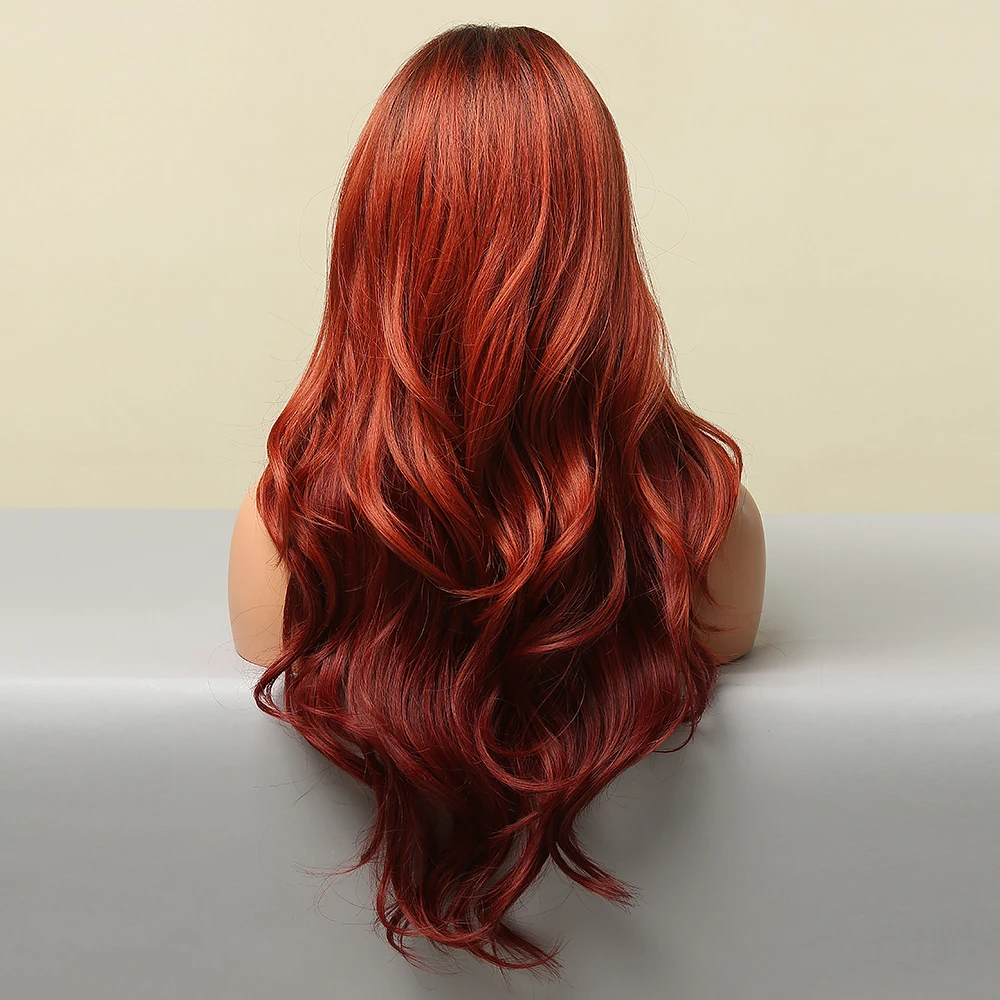 dark red hair wig