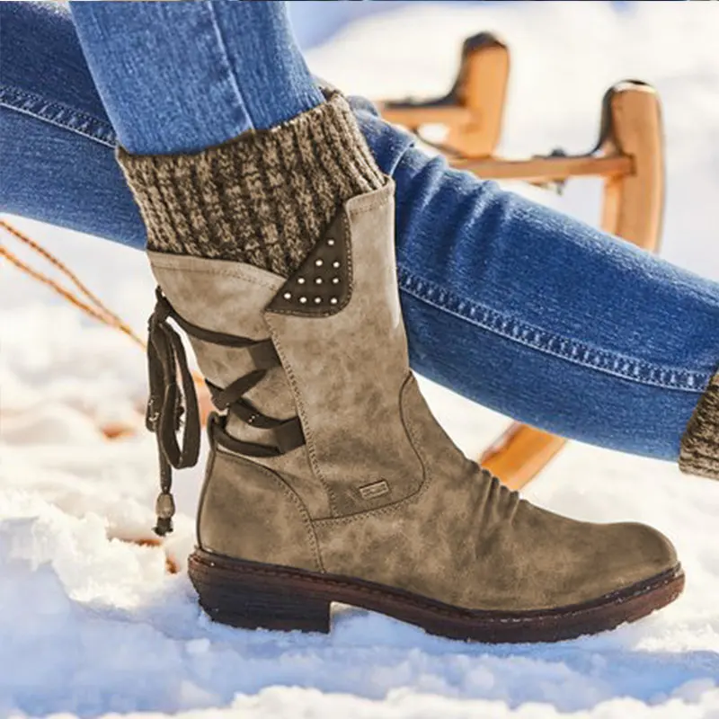 lace up warm boots