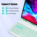 DANYCASE For iPad keyboard case 2019 2020 10.2 ipad 7/8/9th Mini 6 Air 2 3 4 5 10.5 10.9 10.5 2021 11 2017 2018 9.7 5 6th Cover preview-5