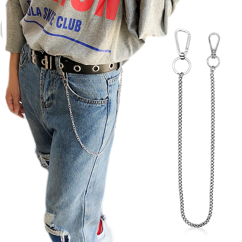 Stainless Steel long 45cm Punk Hip-hop 
