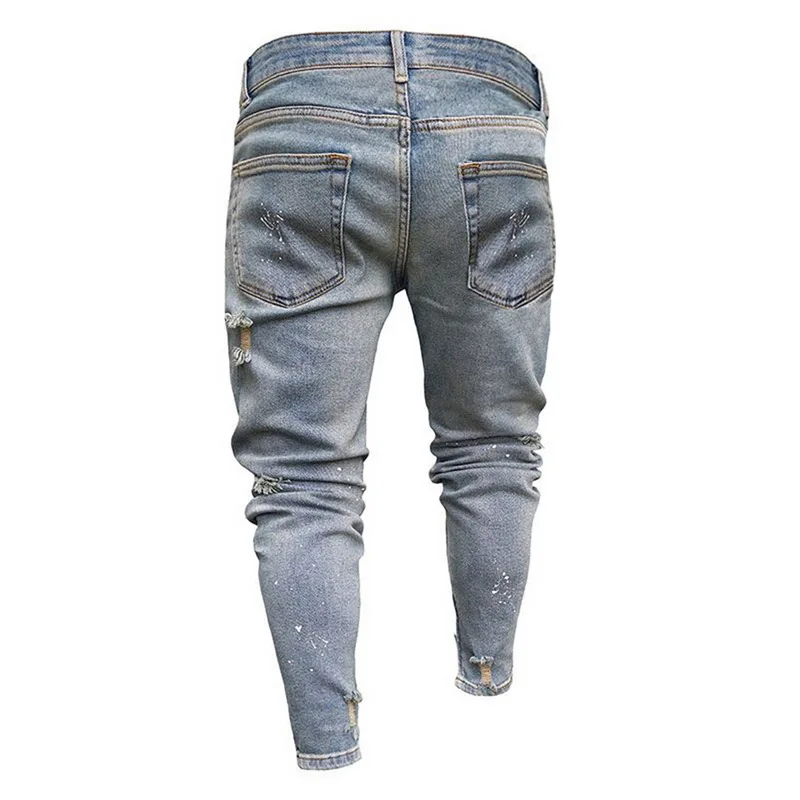 Men Clothes Hip Hop Sweatpants Skinny 