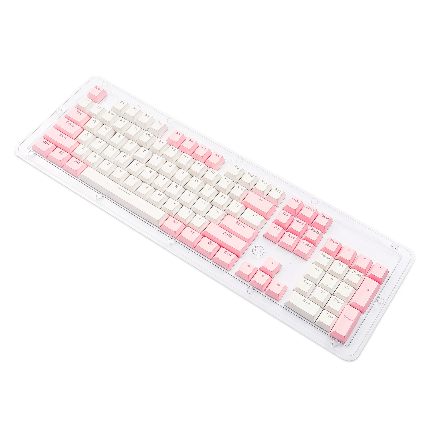 pbt keycaps pink