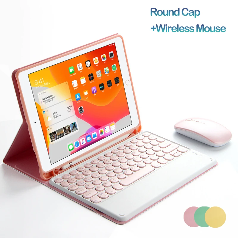 tablet case with keyboard and mouse