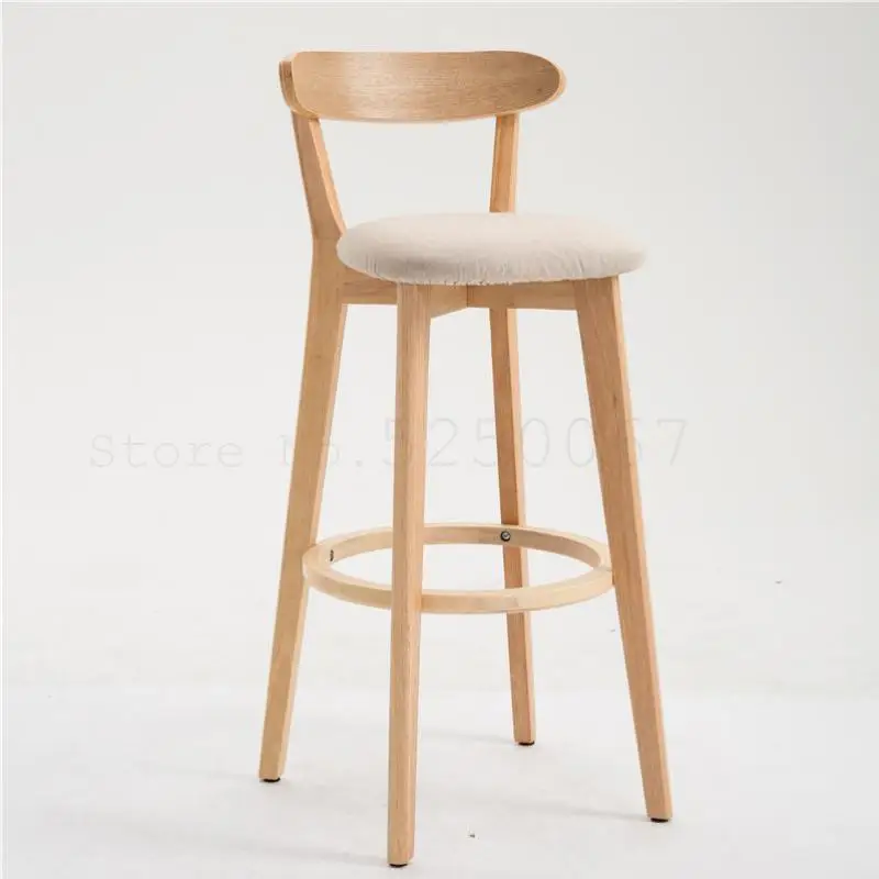 all wood bar stool