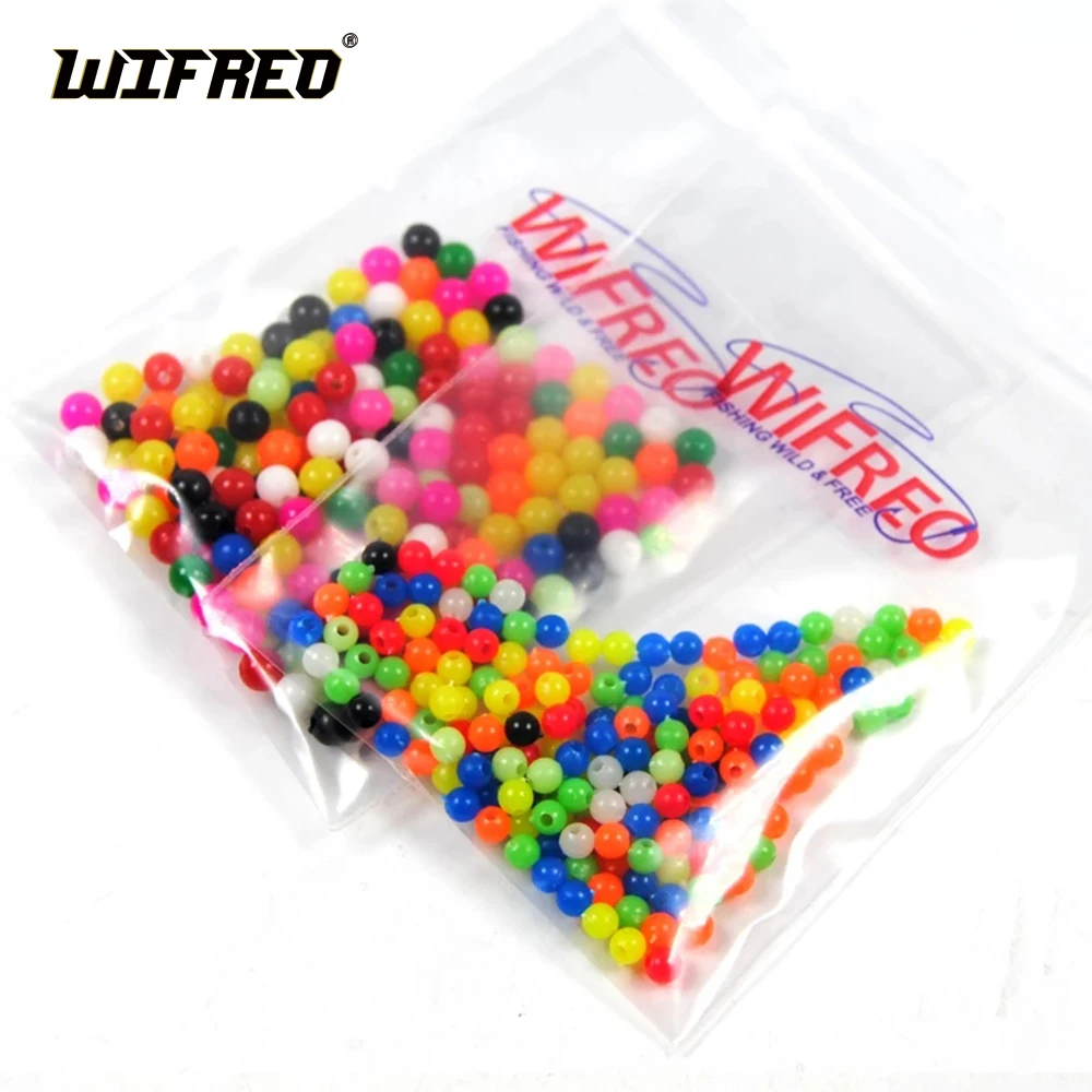 100pcs/Lot Luminous Beads 3mm-8mm Fishing Space Beans Round Float Balls  Light Glowing for Outdoor