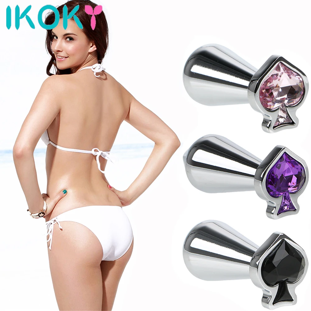 Купить Секс товары | IKOKY Jewelry Metal Anal Plug Prostate Massager Butt  Plug Sex Toys For Woman Men Gay Anal Toys Adult Products