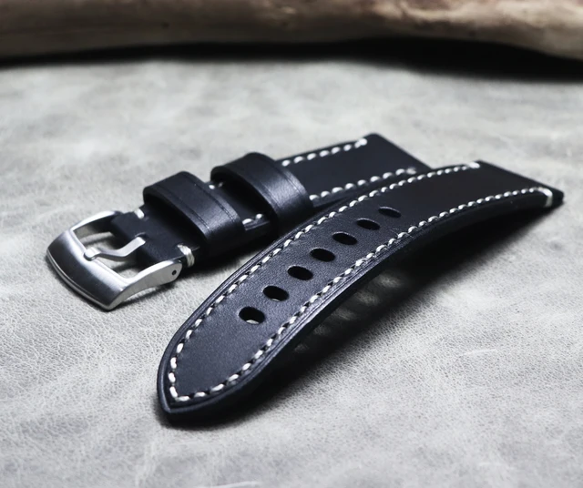 Men Vintage Leather Watch Band Watch 