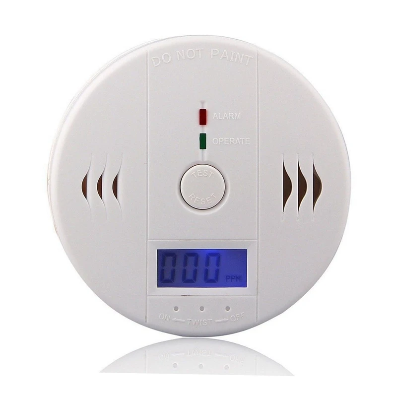 Купить Противопожарная защита Home Security Lcd Carbon Monoxide Detector Independent Co Gas 6759