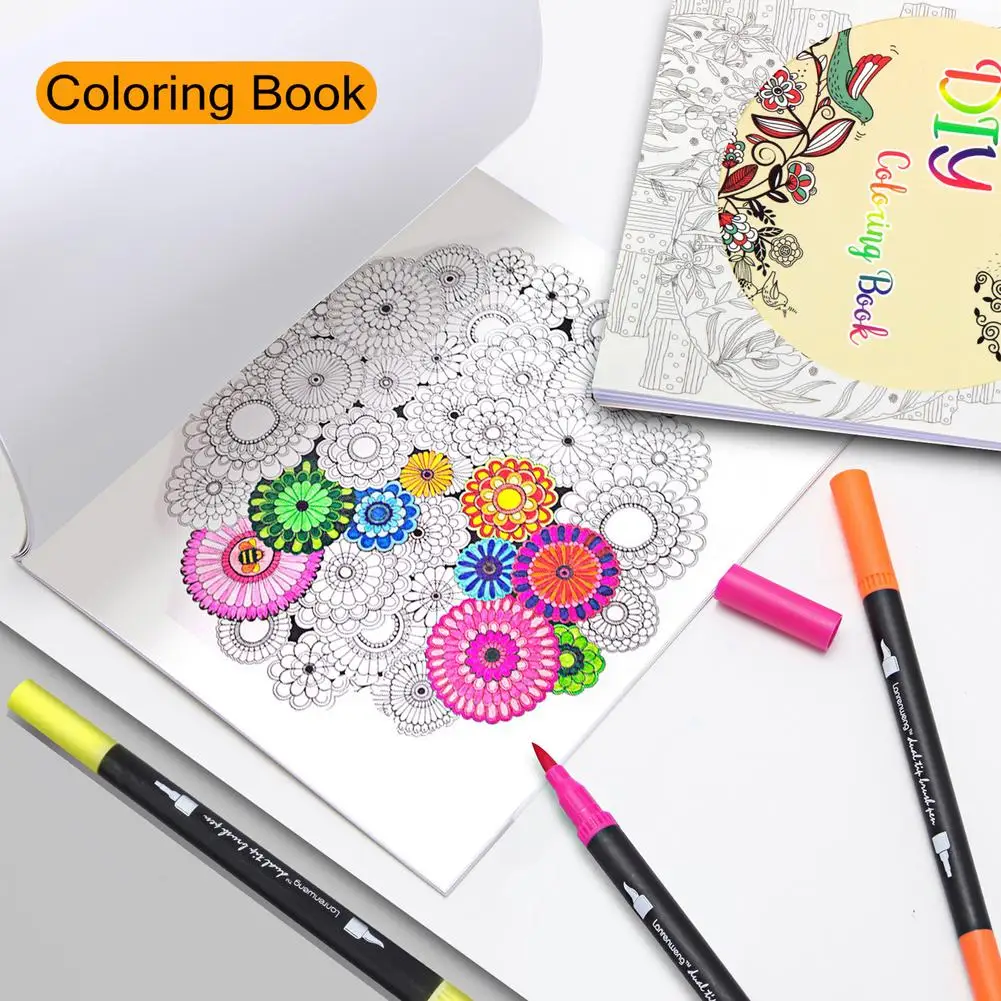 100 Colors Journal Pens Colored Fine Point Pens Fineliner Pen for