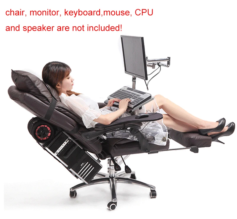 gaming chair with monitor mount