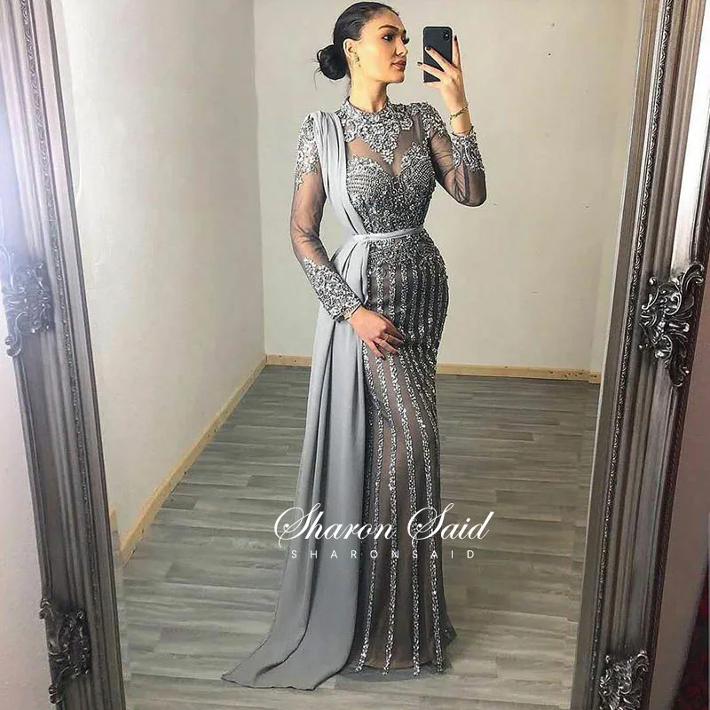 קנו שמלות ערב | Luxury Dubai Gray 