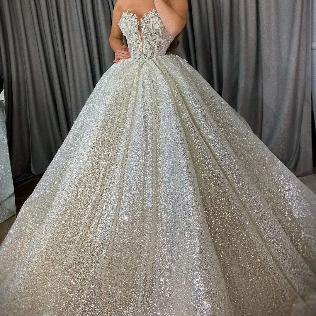 sequins bridal