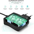 1PCS High quality AC 110v-240v 4.5V 1A 1000mA power adapter 4.5 V Volt LED 4.5V1A power supply DC 5.5*2.5~2.1 MM preview-3