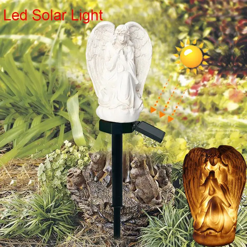 solar angel stake light