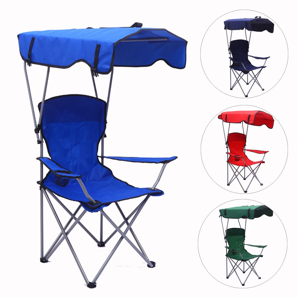 beach chair with shade cover