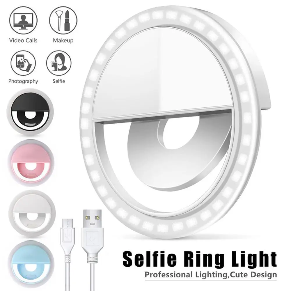 selfie ring light charging