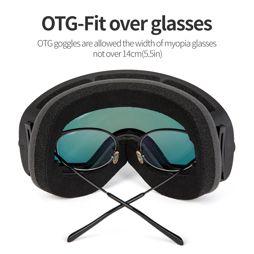 snowboard goggles that fit over glasses