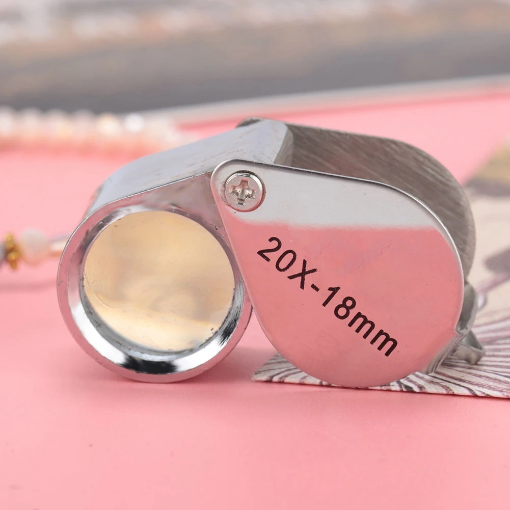 Folding Jewelry Magnifier Portable Pocket Magnifying Glass For Antique  Diamond Appreciation 10x / 20x / 30x Magnification 