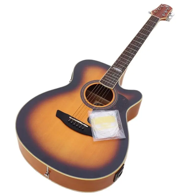 electric acoustic guitar sunburst