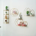 Creative Wall Shelf Wall-Mounted Decoration Pendant Storage Rack Restaurant Porch Room Small Ornaments Bedroom Living Room Stand preview-4