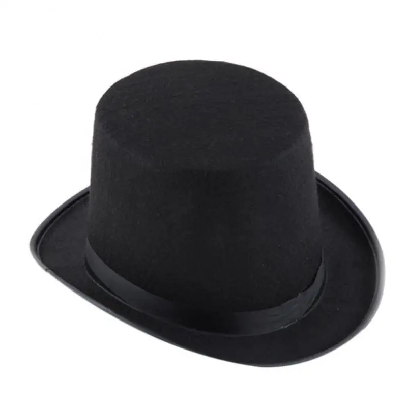 High Hat Halloween Hats Caps Flat Black