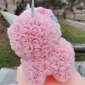 Lovely Min Rose Unicorn Soap Foam Artificial Flowers Toy Unicorn Wedding Valentine's Day Gifts for Girl Dropshipping preview-2