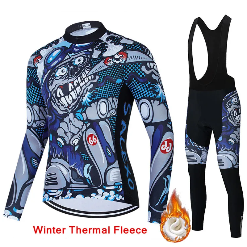 men's winter cycling jersey