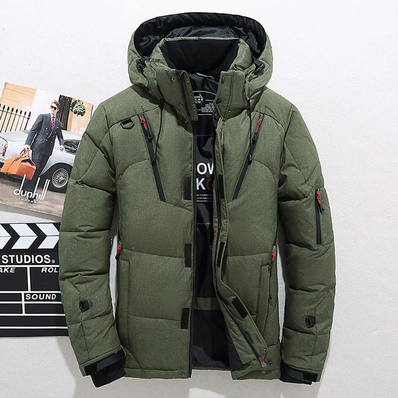 mens warm jacket with hood