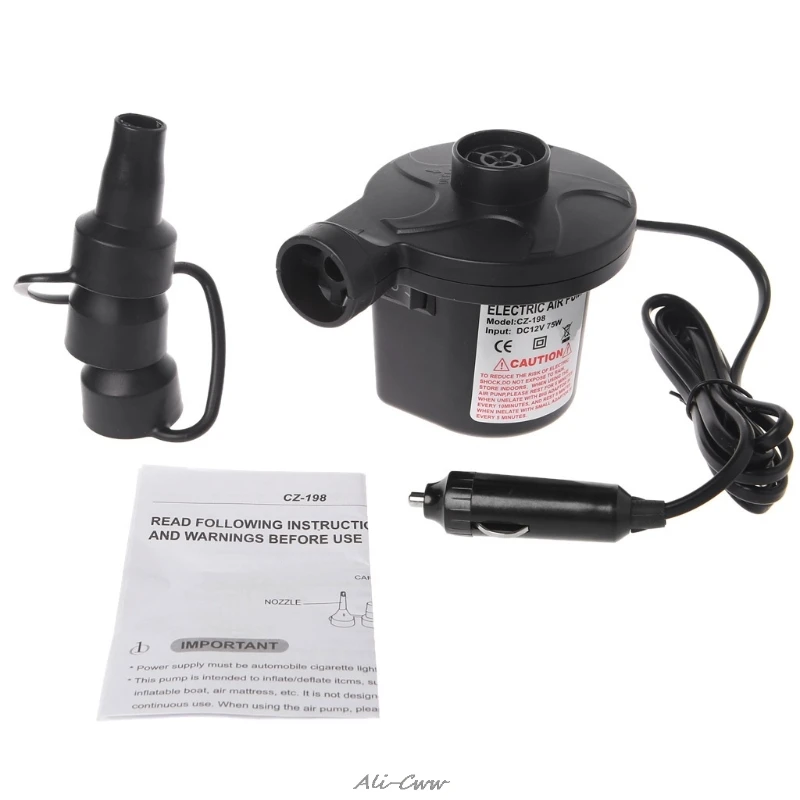 4 Pcs Electric Air Pump Portable Air 