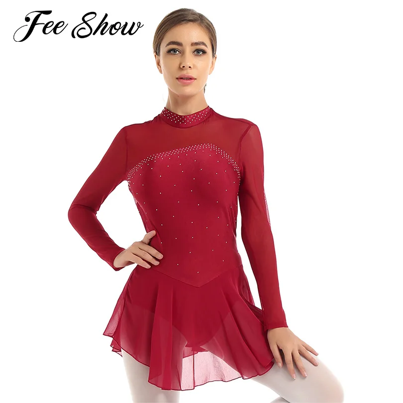 Women Adults Ballet Leotard Dress 