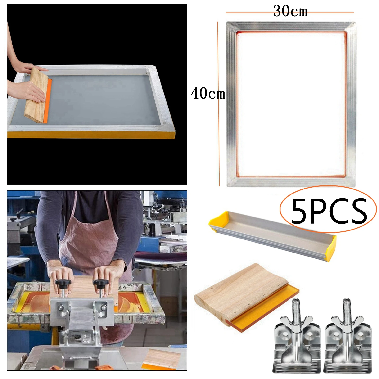 25x35cm/30x40cm 120t Mesh Aluminium Silk Screen Printing Frame With 300m  Polyester Silkscreen Mesh Fabric Handwork Diy Tools - Tool Parts -  AliExpress