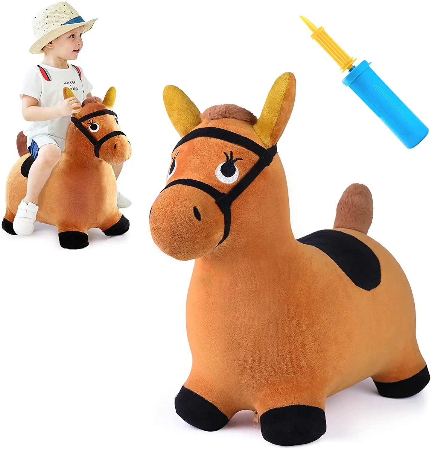 ride on plush animal