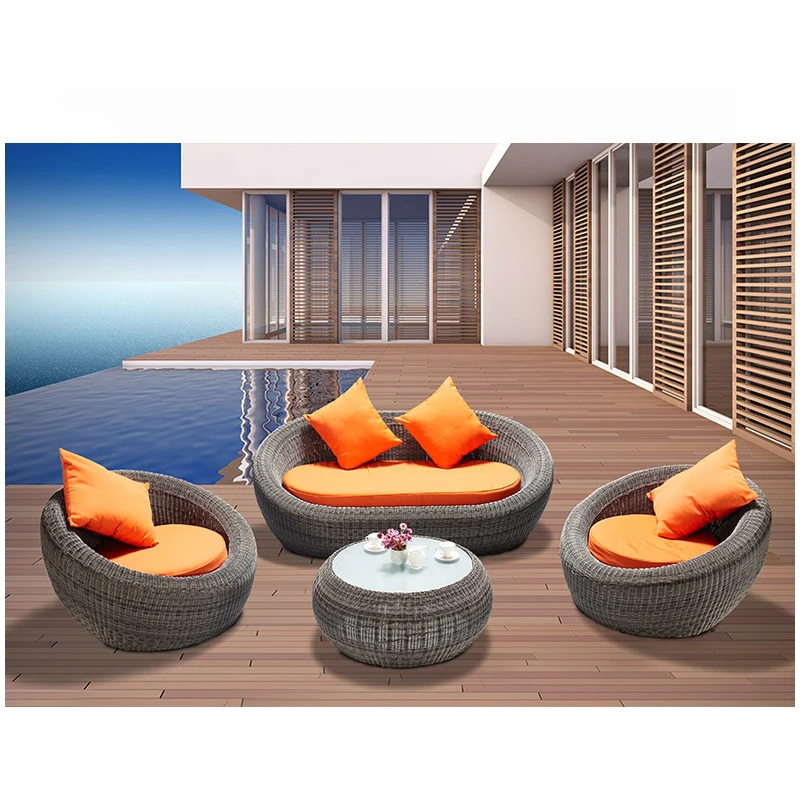 wicker rattan outdoor couch