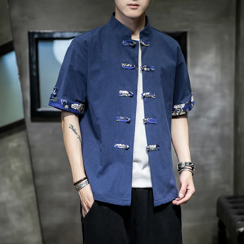 Loose Casual Shirt Traditional Hanfu Shirts