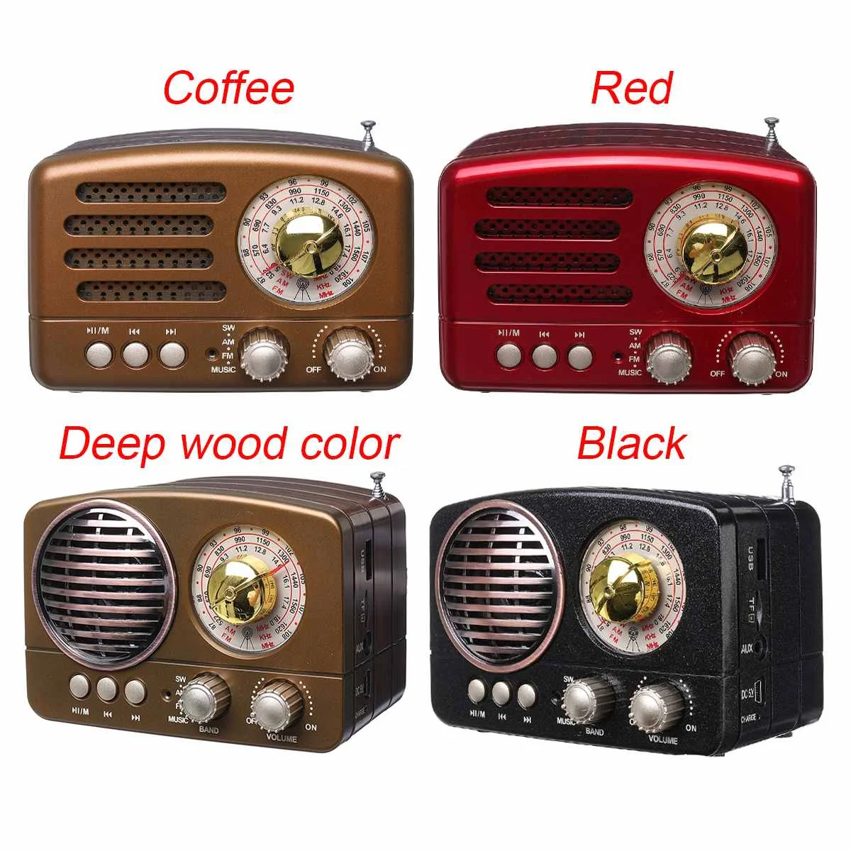 mini retro radio bluetooth