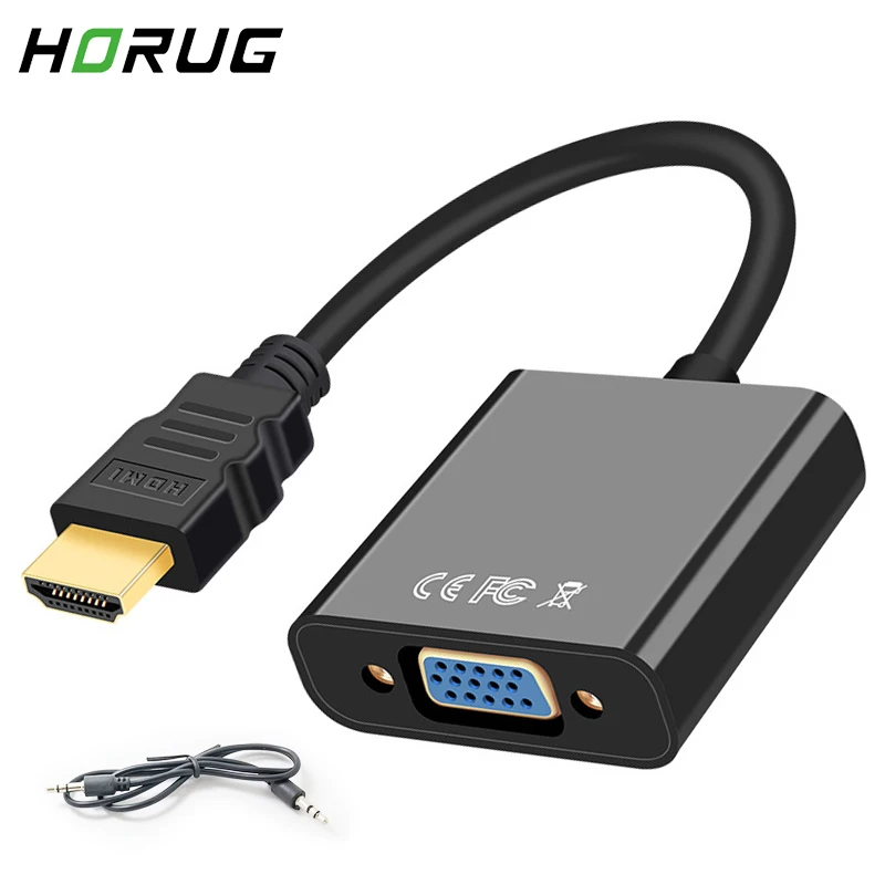 HDMI To VGA Cable Adapter For PS4 PC 