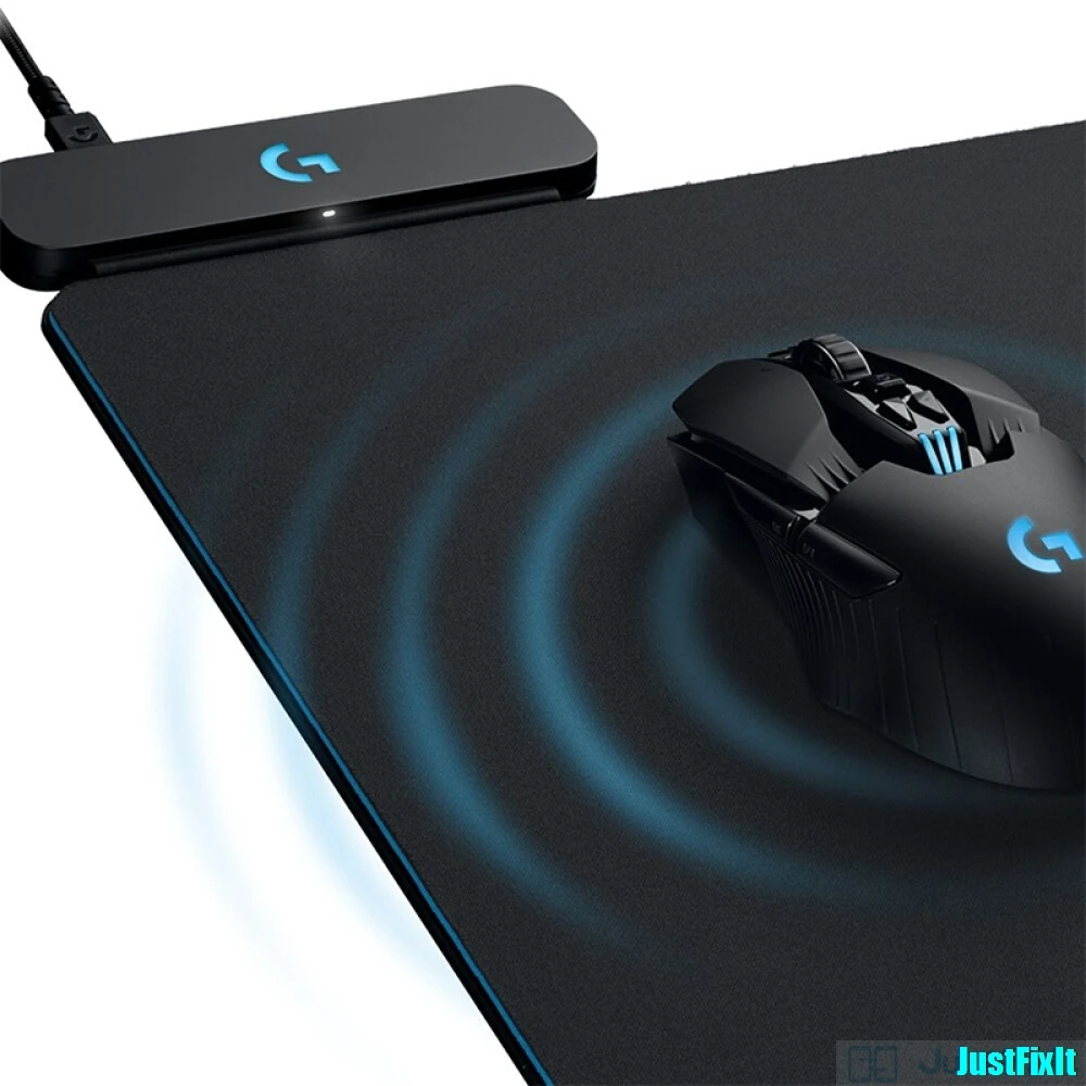 logitech wireless charging mouse mat