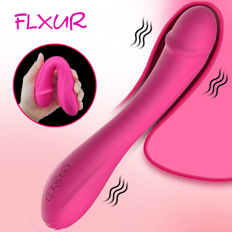 Купить Секс товары | FLXUR Dildo Vibrator for Women Clit Stimulator Soft  Silicone G Spot Vagina Vibrator Female Masturbator Adult Sex Toys for Woman