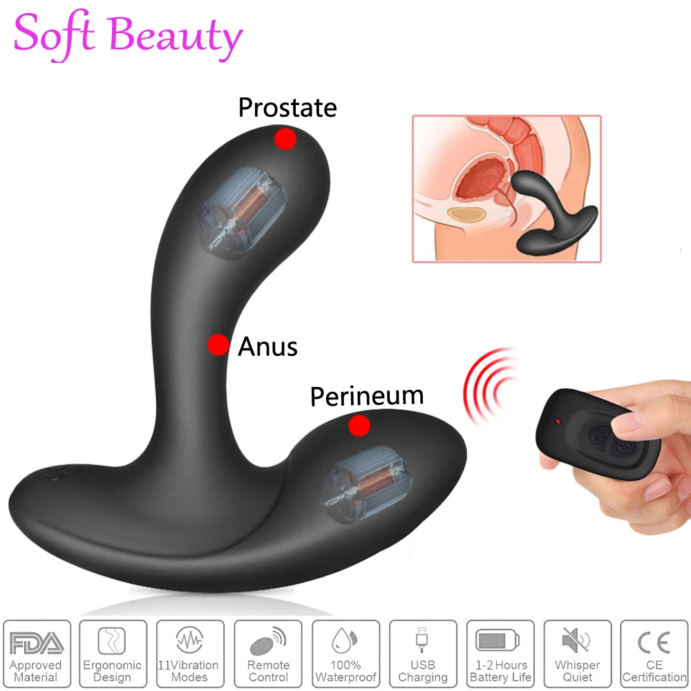 Купить Секс товары | Anal Sex toys Wireless Remote Vibrating Male Prostate  Massager Silicone Man Butt Plug Stimulate SM Gay toys Delay Ejaculation