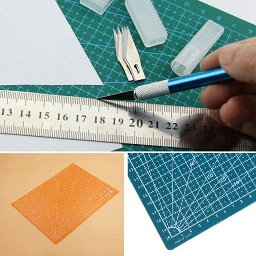 A6 One Side Perfect Self Healing Cutting Mat Non-Slip Gridded